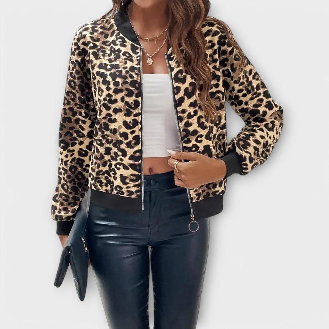Alice | Elegante giacca leopardata