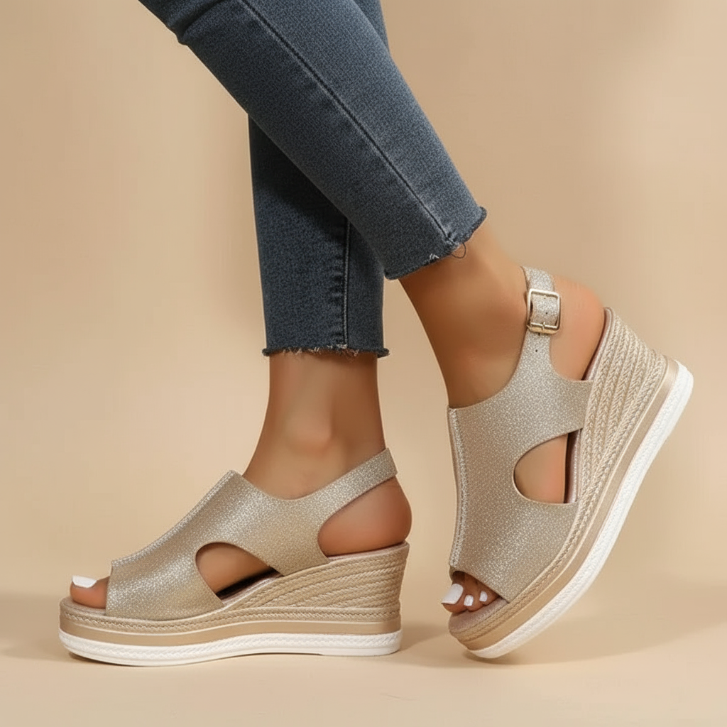 Anna Carolina | Sandali casual con zeppa