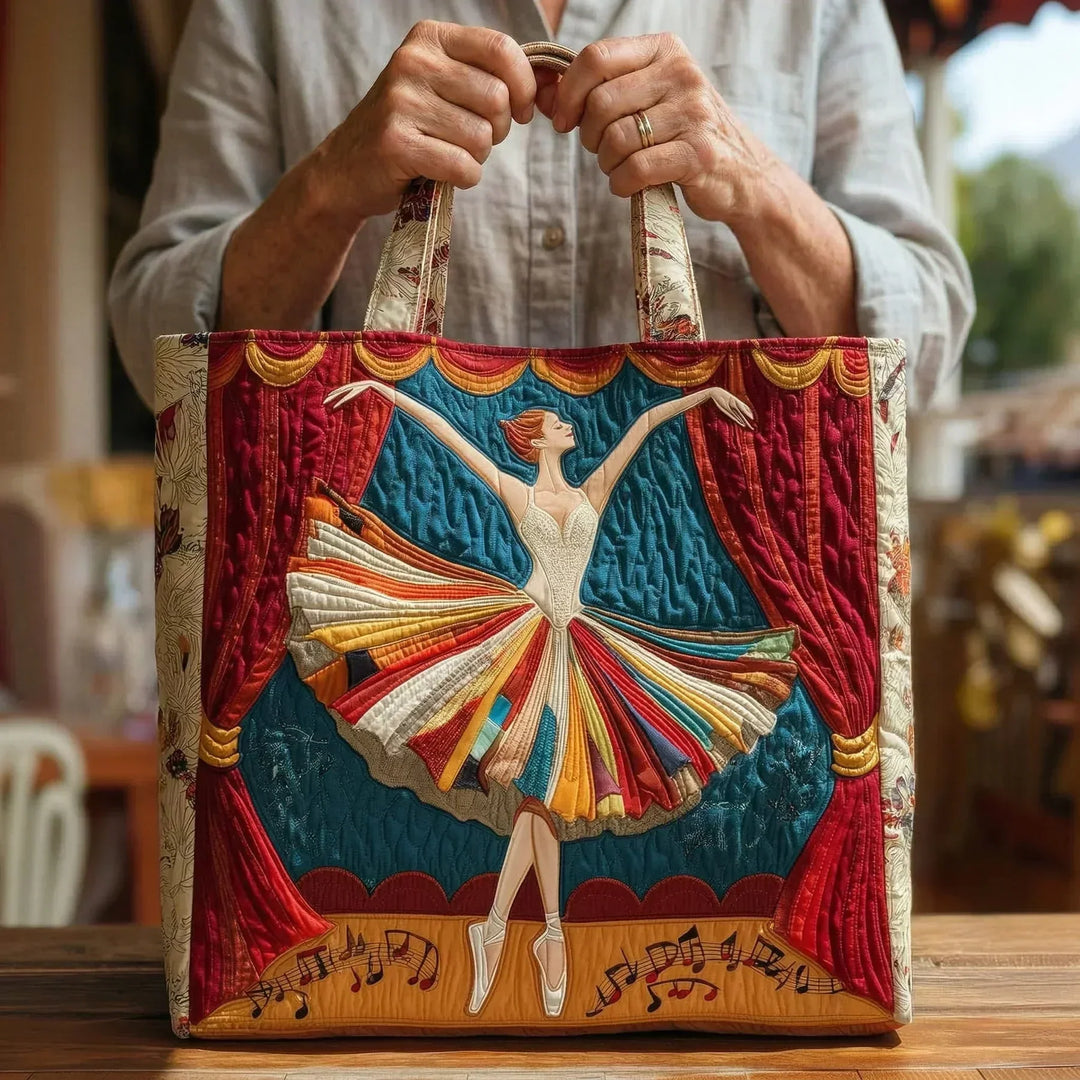 Paola | Borsa trapuntata con ballerina elegante