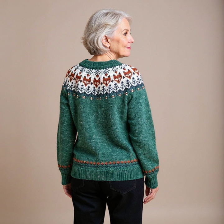Cecilia | Cardigan vintage in stile islandese