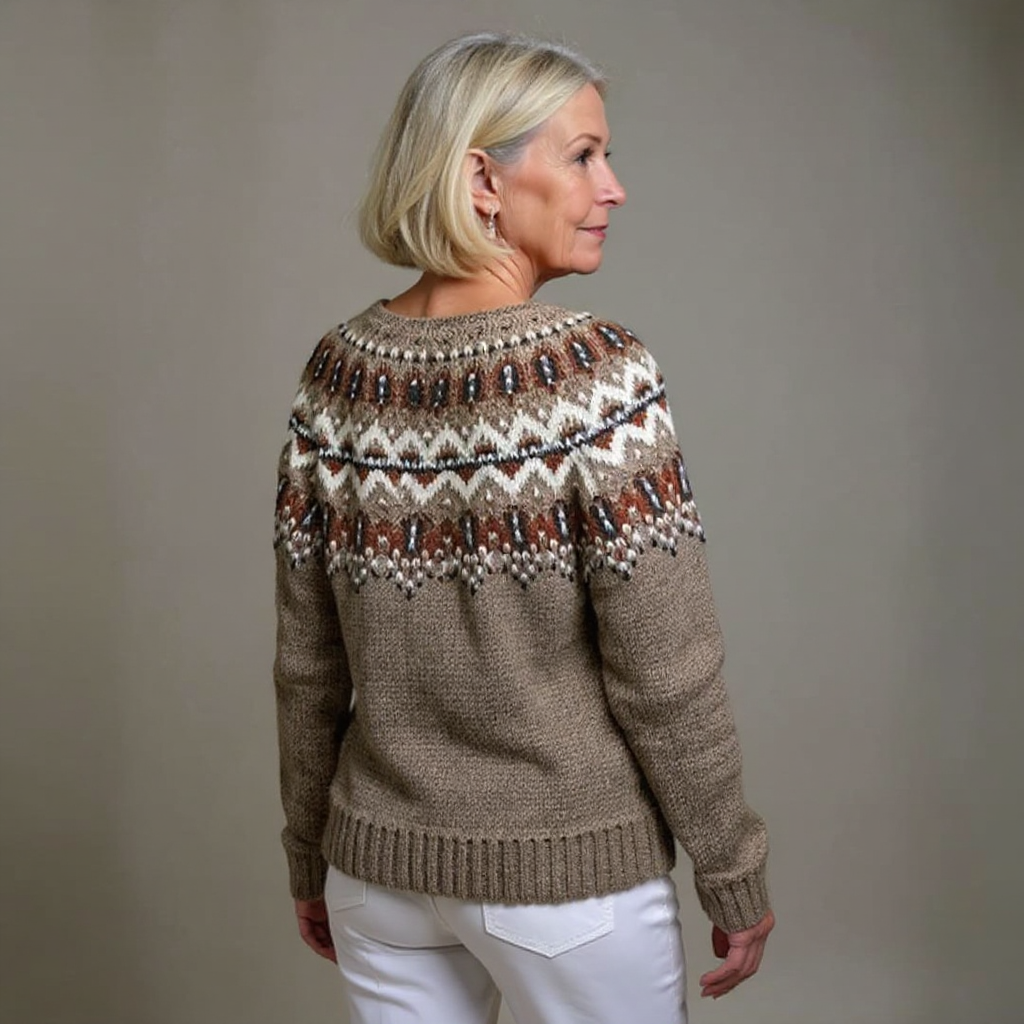 Elisabetta | Cardigan vintage in stile islandese