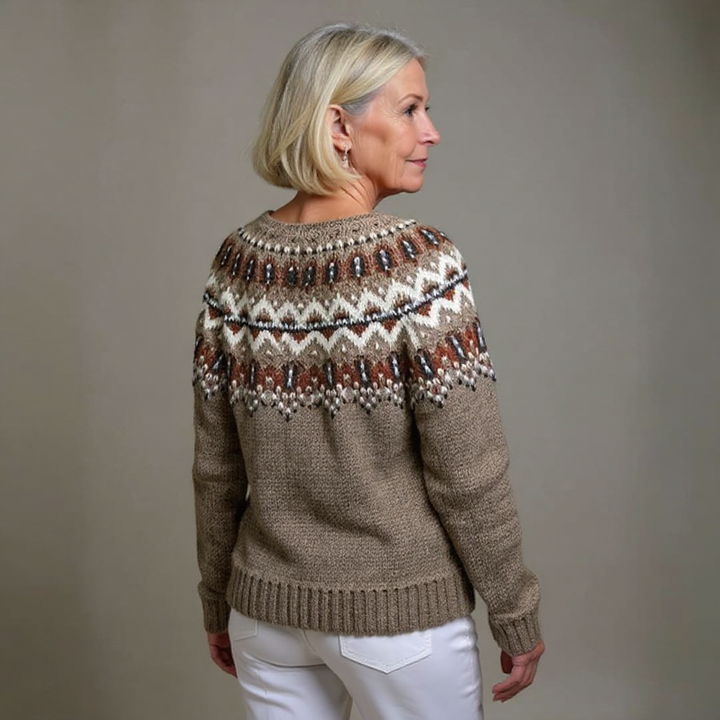 Elisabetta | Cardigan vintage in stile islandese