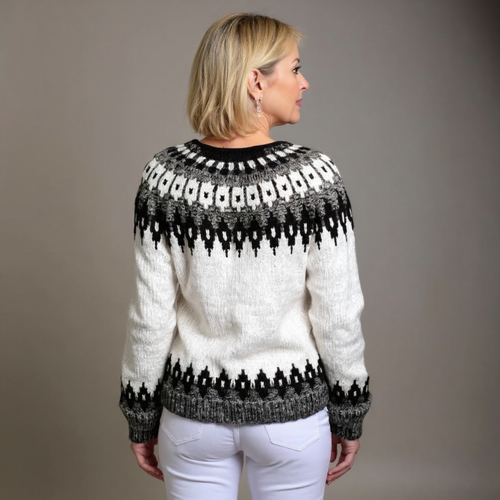 Regina | Cardigan vintage in stile islandese