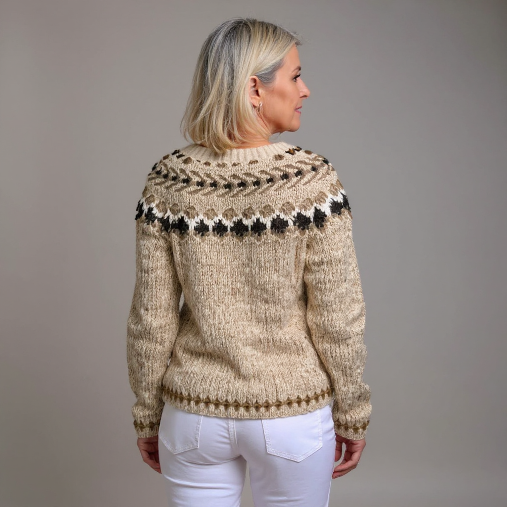 Barbara | Cardigan vintage in stile islandese