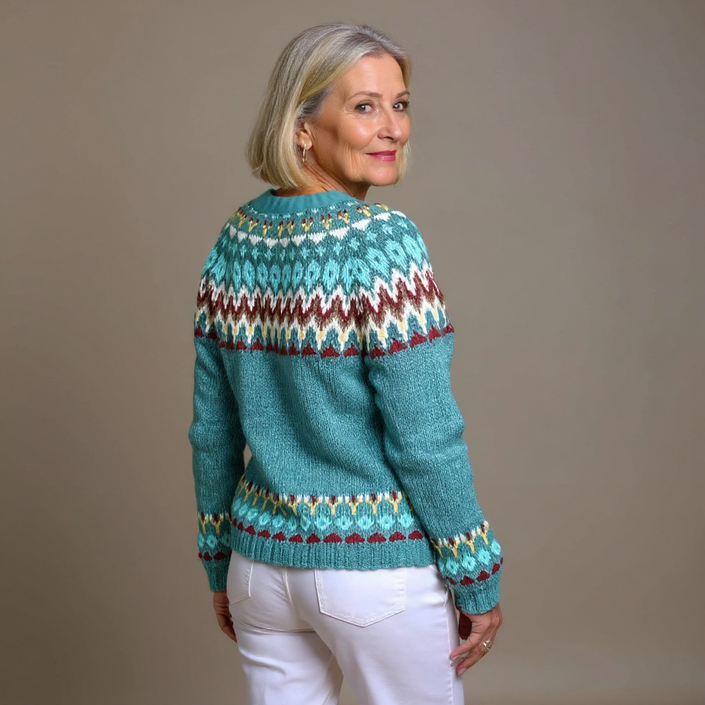 Olga | Cardigan vintage in stile islandese