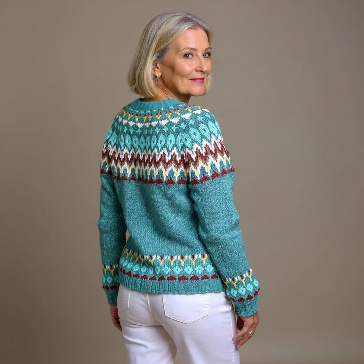 Olga | Cardigan vintage in stile islandese