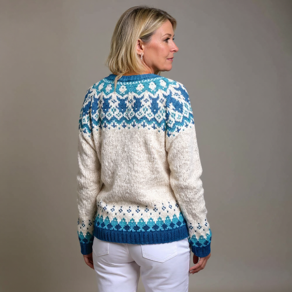 Anna | Cardigan vintage in stile islandese