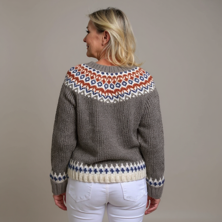 Elisabetta | Cardigan vintage in stile islandese