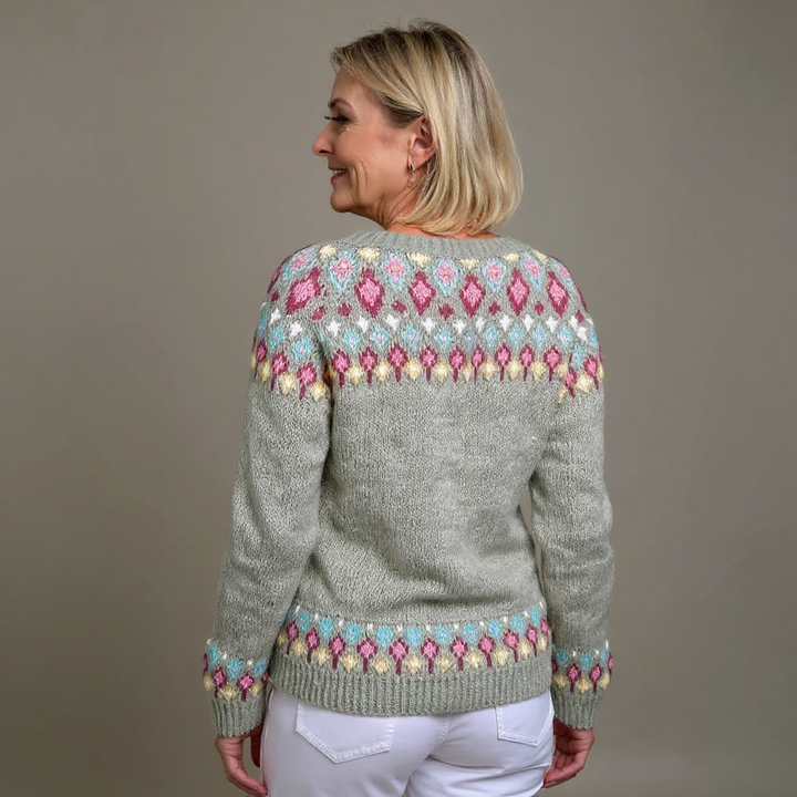 Frida | Cardigan vintage in stile islandese