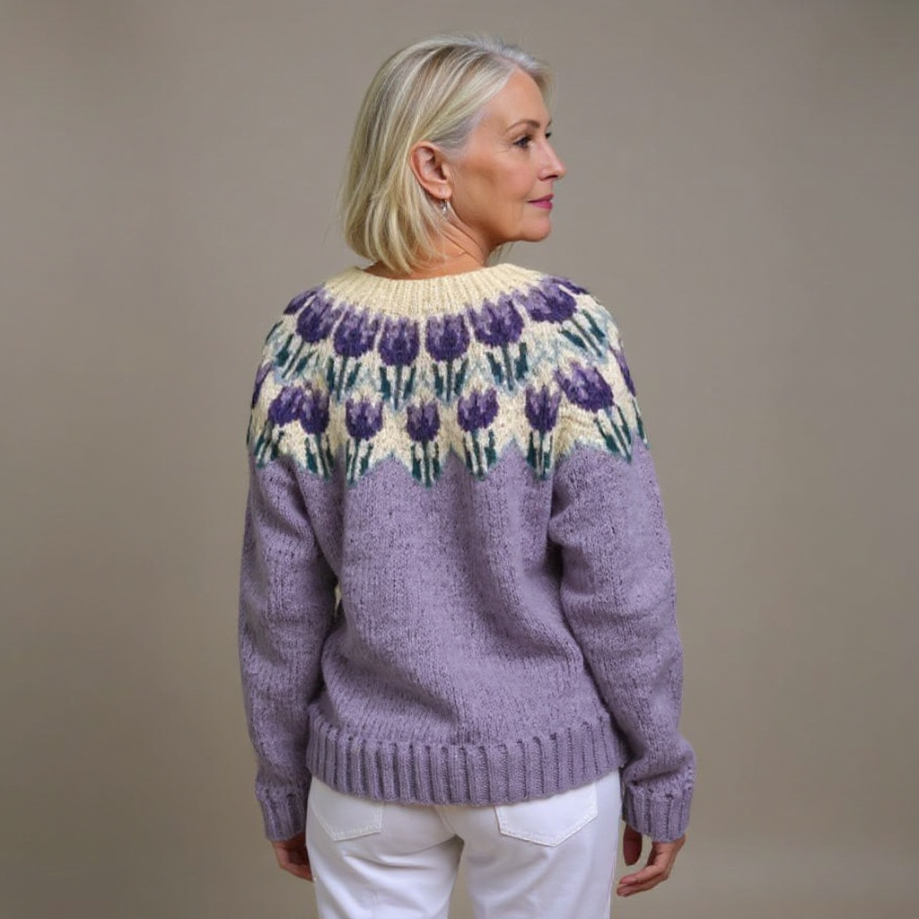 Greta | Cardigan vintage in stile islandese