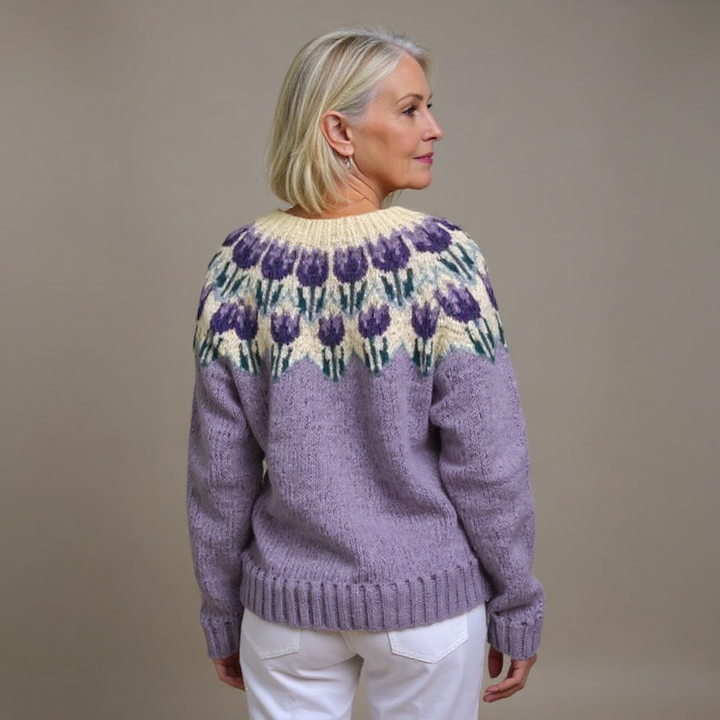 Greta | Cardigan vintage in stile islandese