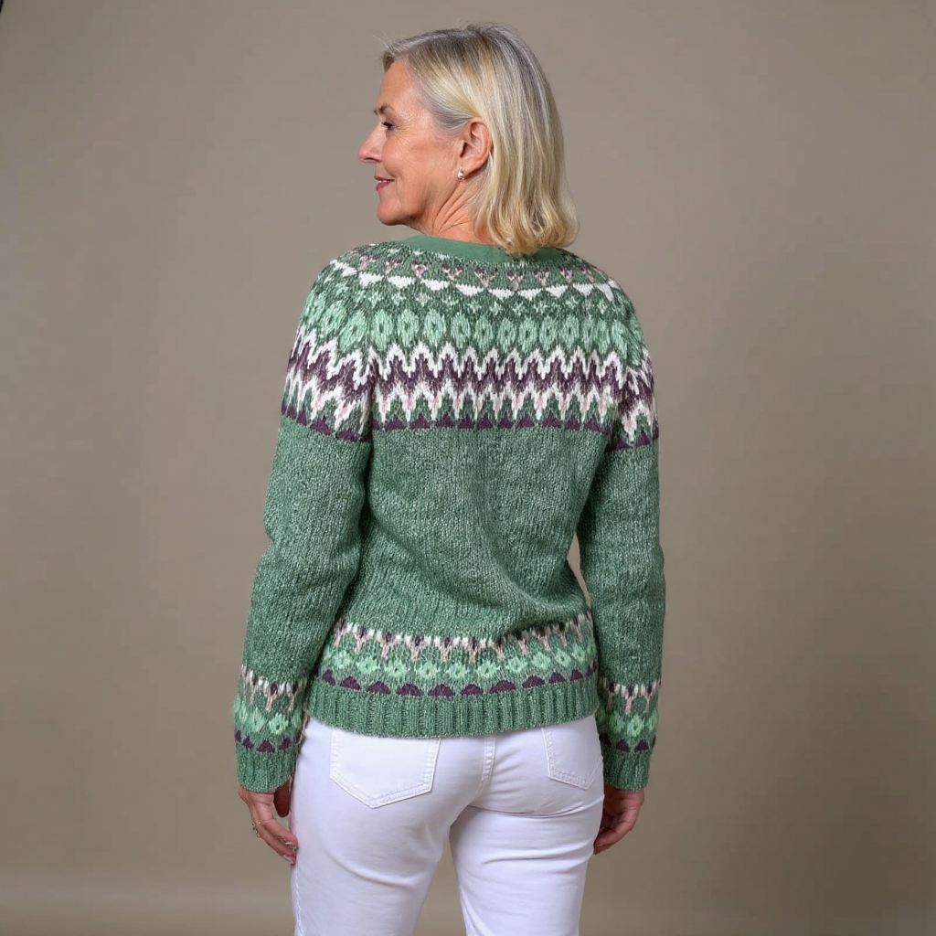 Luisa | Cardigan vintage in stile islandese