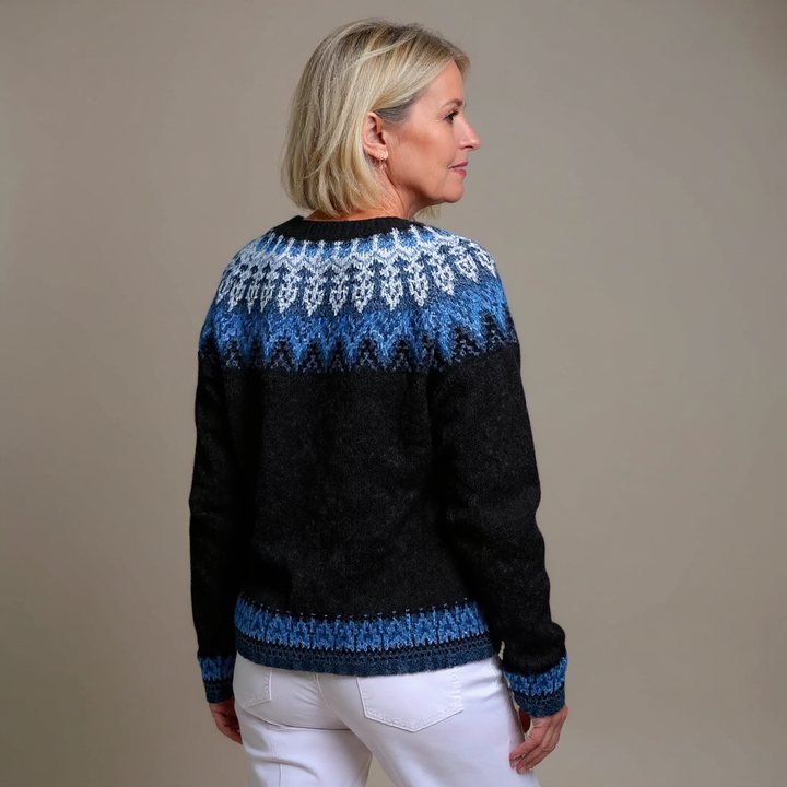 Caterina | Cardigan vintage in stile islandese