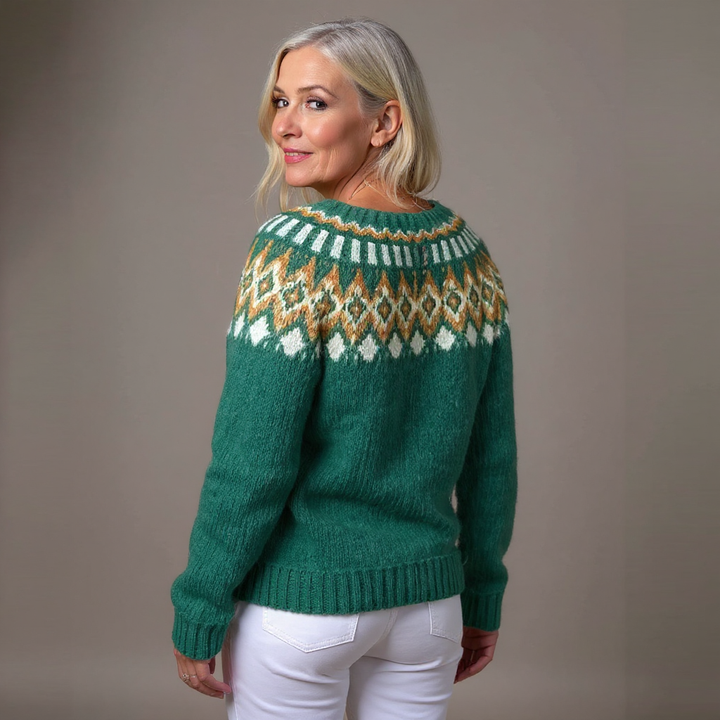 Roberta | Cardigan vintage in stile islandese