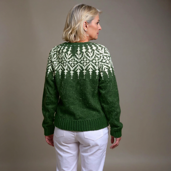 Brigida | Cardigan vintage in stile islandese