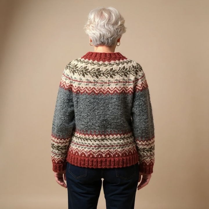 Claudia | Cardigan vintage in stile islandese