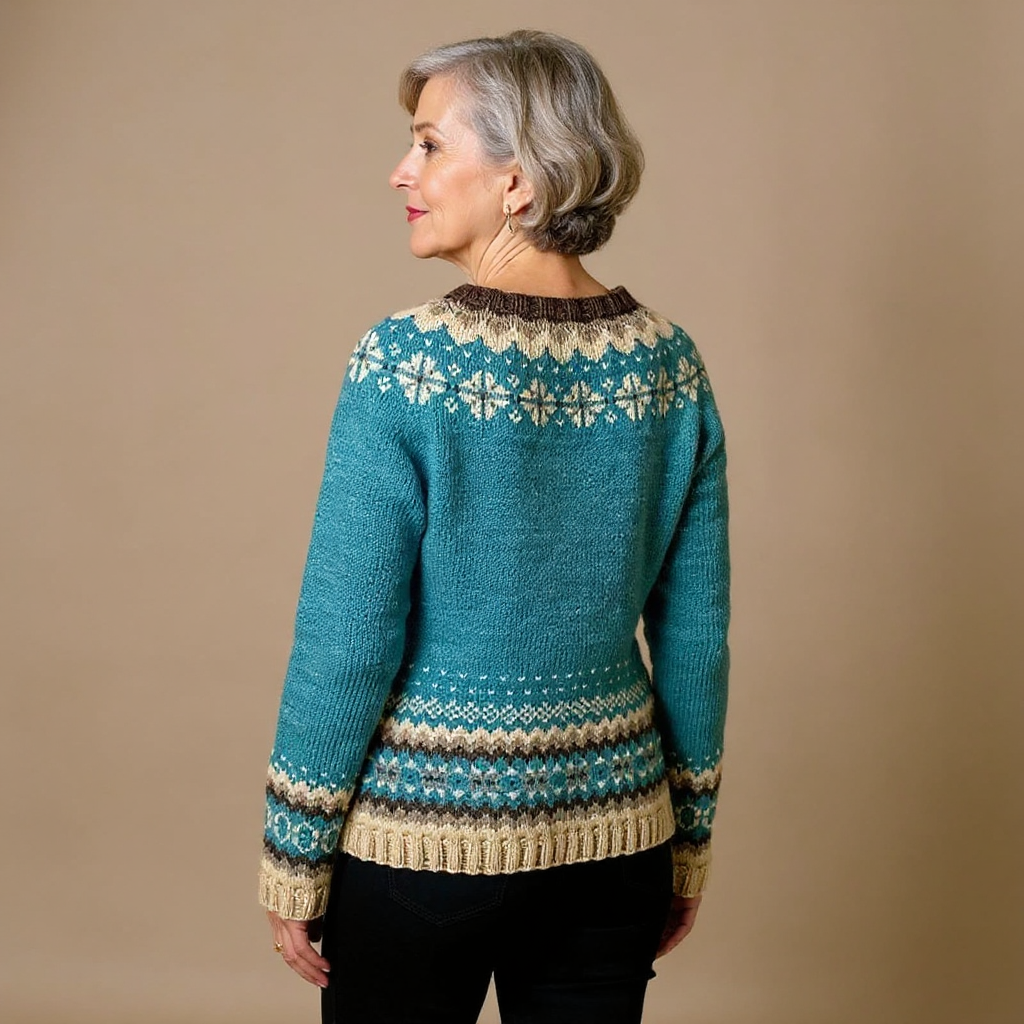 Annalisa | Cardigan vintage in stile islandese