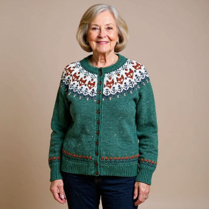 Cecilia | Cardigan vintage in stile islandese