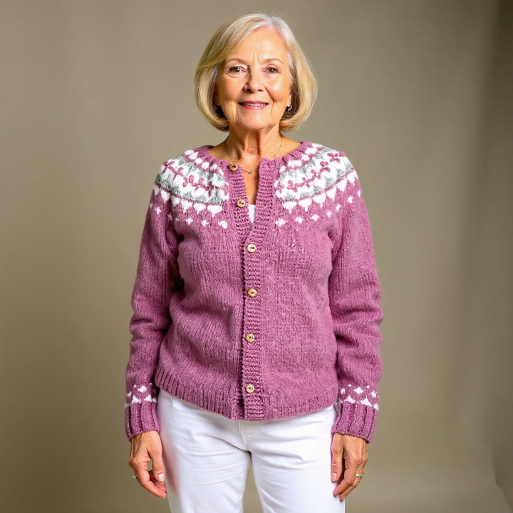 Anna | Cardigan vintage in stile islandese