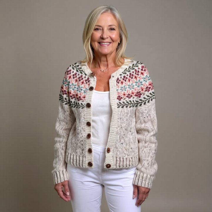 Maddalena | Cardigan vintage in stile islandese