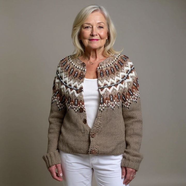 Elisabetta | Cardigan vintage in stile islandese