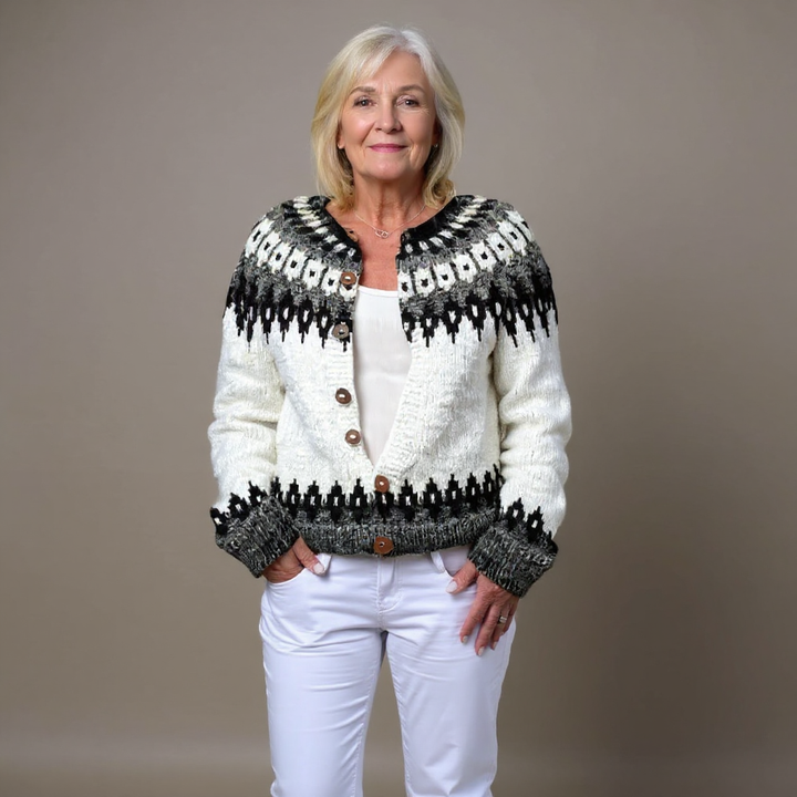Regina | Cardigan vintage in stile islandese