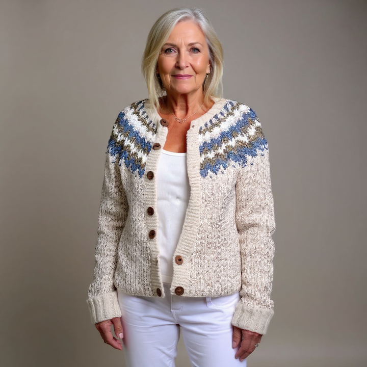 Maddalena | Cardigan vintage in stile islandese