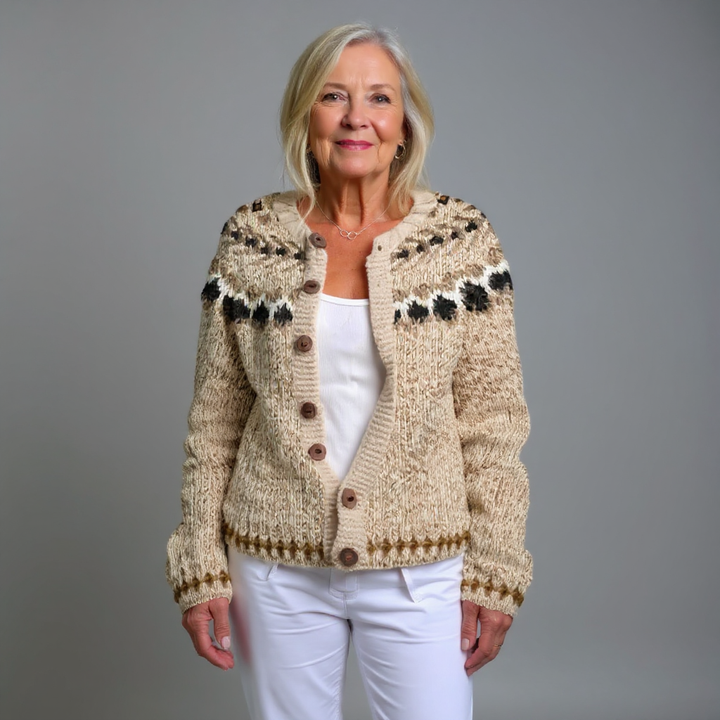 Barbara | Cardigan vintage in stile islandese