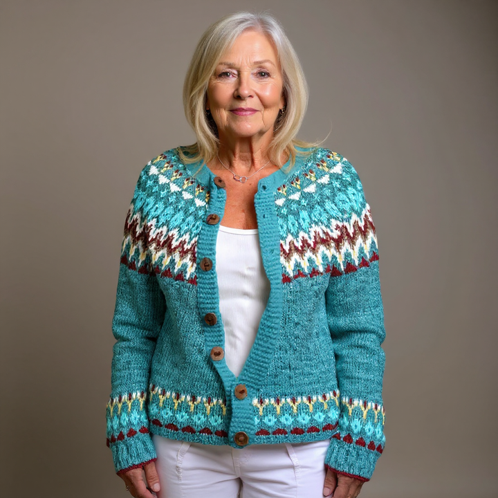 Olga | Cardigan vintage in stile islandese