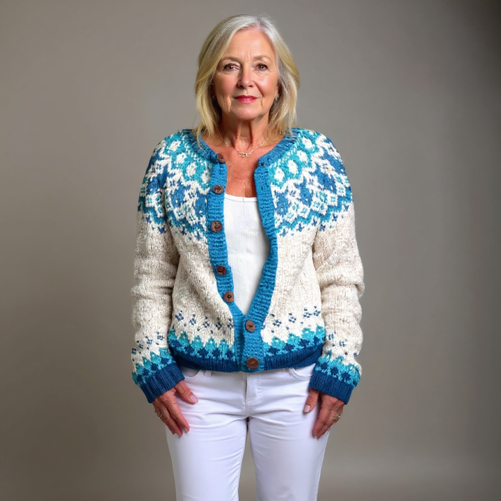 Anna | Cardigan vintage in stile islandese