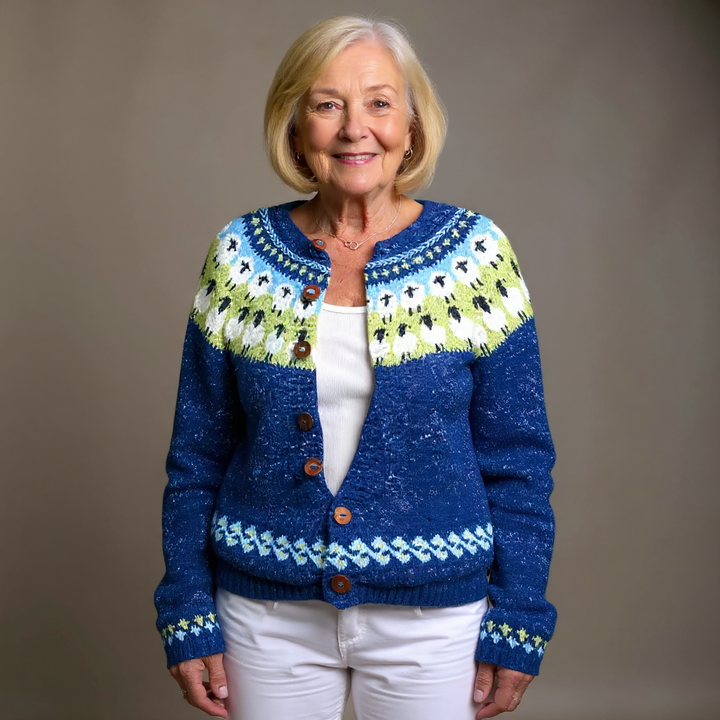 Gisella | Cardigan vintage in stile islandese