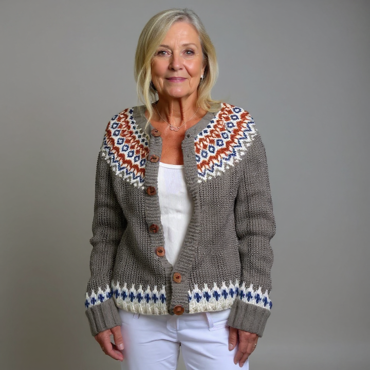 Elisabetta | Cardigan vintage in stile islandese