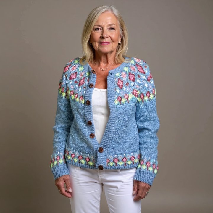 Rosita | Cardigan vintage in stile islandese