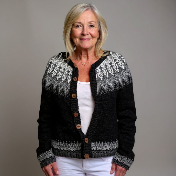 Chiara | Cardigan vintage in stile islandese
