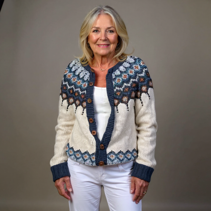 Gertrude | Cardigan vintage in stile islandese
