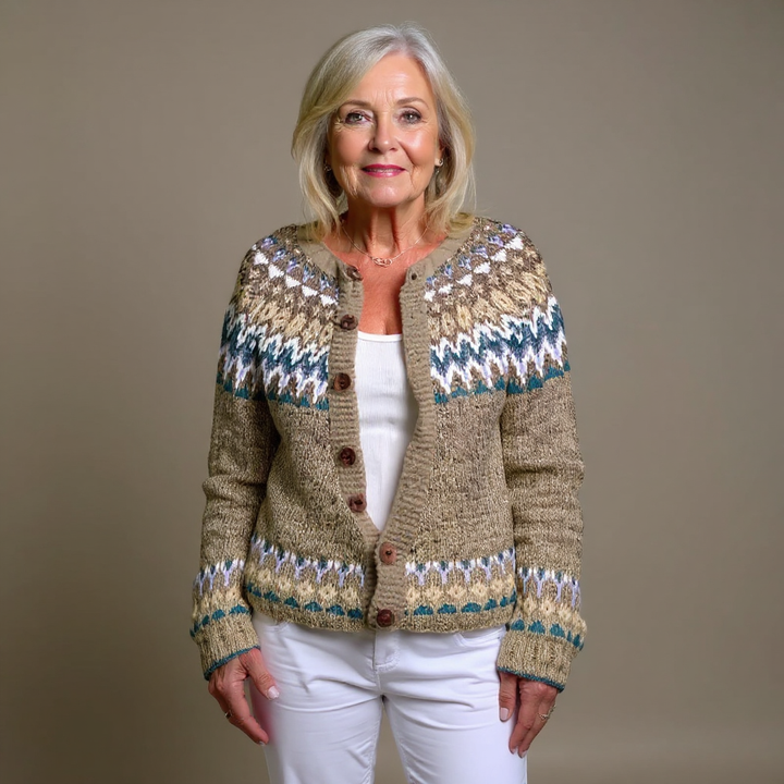 Daniela | Cardigan vintage in stile islandese
