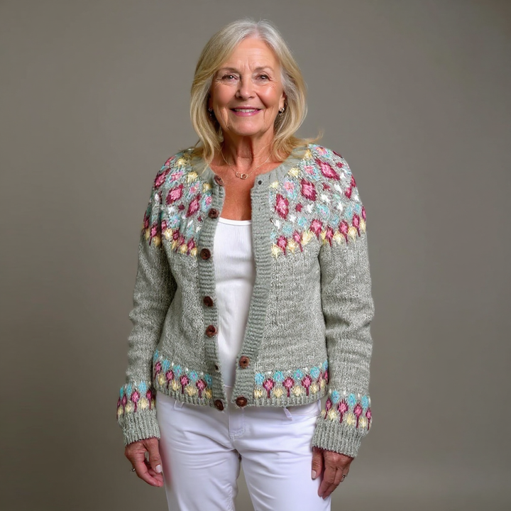 Frida | Cardigan vintage in stile islandese