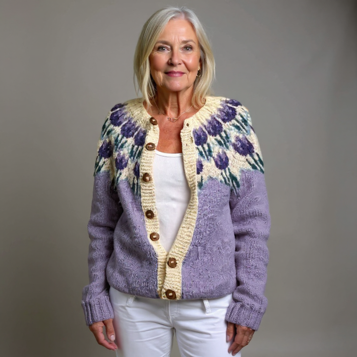 Greta | Cardigan vintage in stile islandese