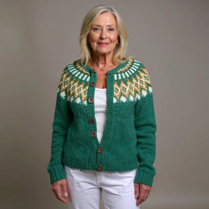 Roberta | Cardigan vintage in stile islandese