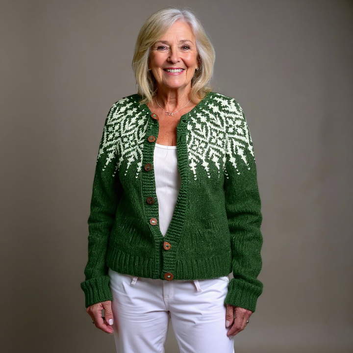 Brigida | Cardigan vintage in stile islandese