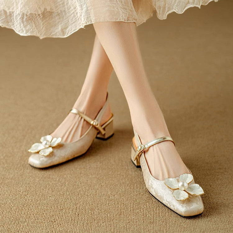 Matilde | Scarpe eleganti da donna con dettaglio floreale