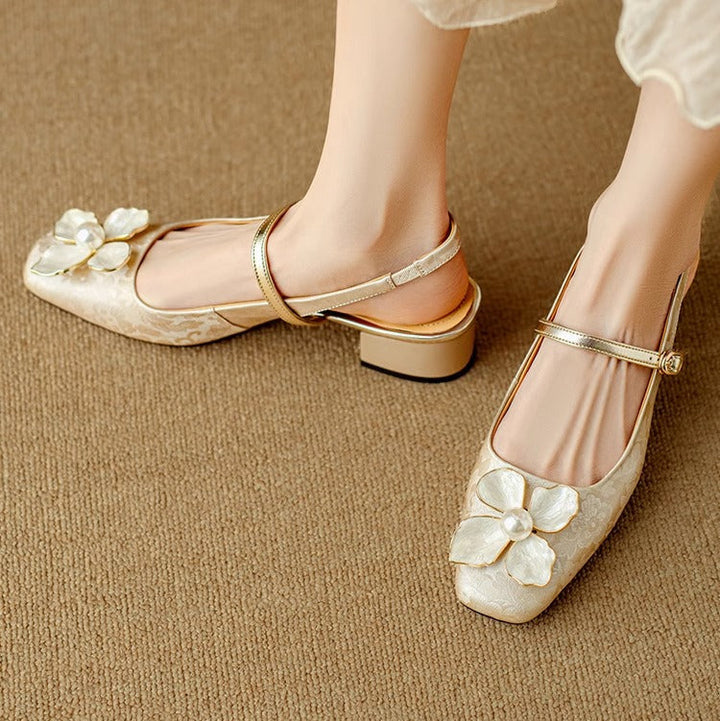 Matilde | Scarpe eleganti da donna con dettaglio floreale