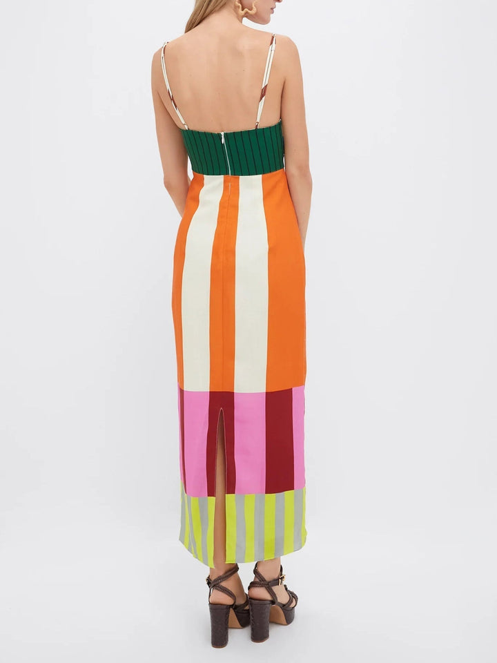 Maria | Abito colorato a righe