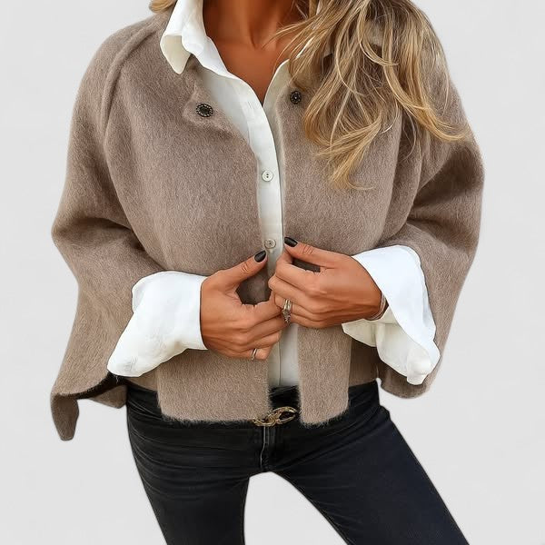 Cesarina | Giacca corta effetto cashmere