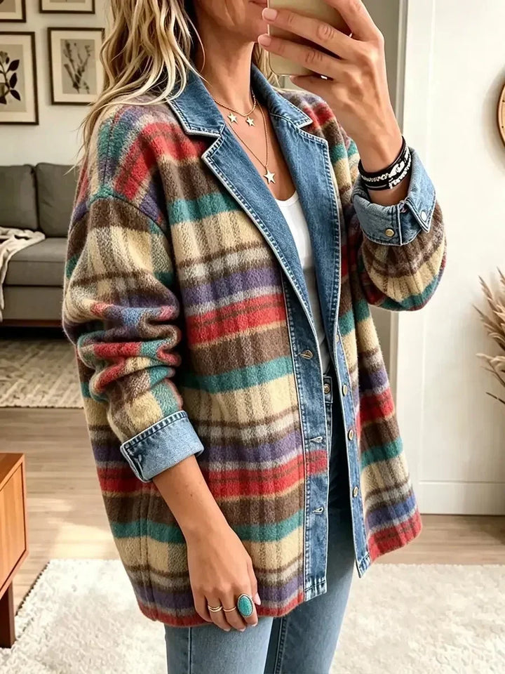 Enrichetta | Giacca di jeans vintage patchwork