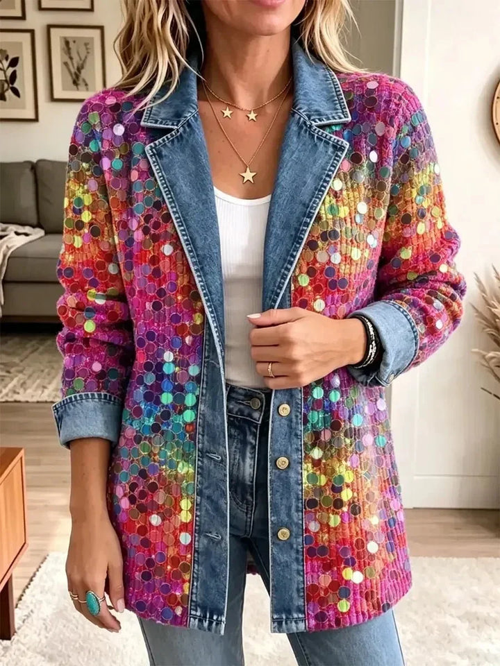 Paolina | Giacca d'impatto con motivo di paillettes