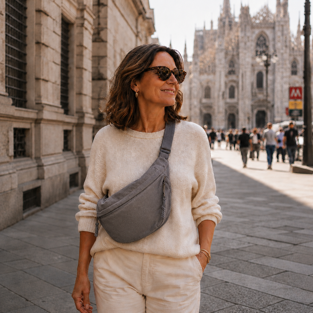 Greta | Borsa a spalla grigia