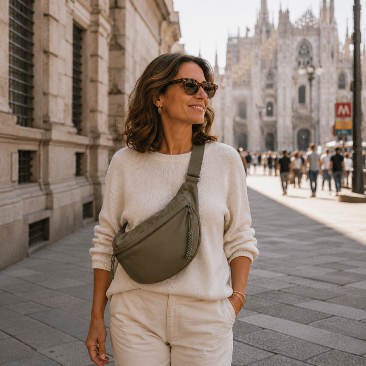 Matilde | Borsa a spalla verde oliva