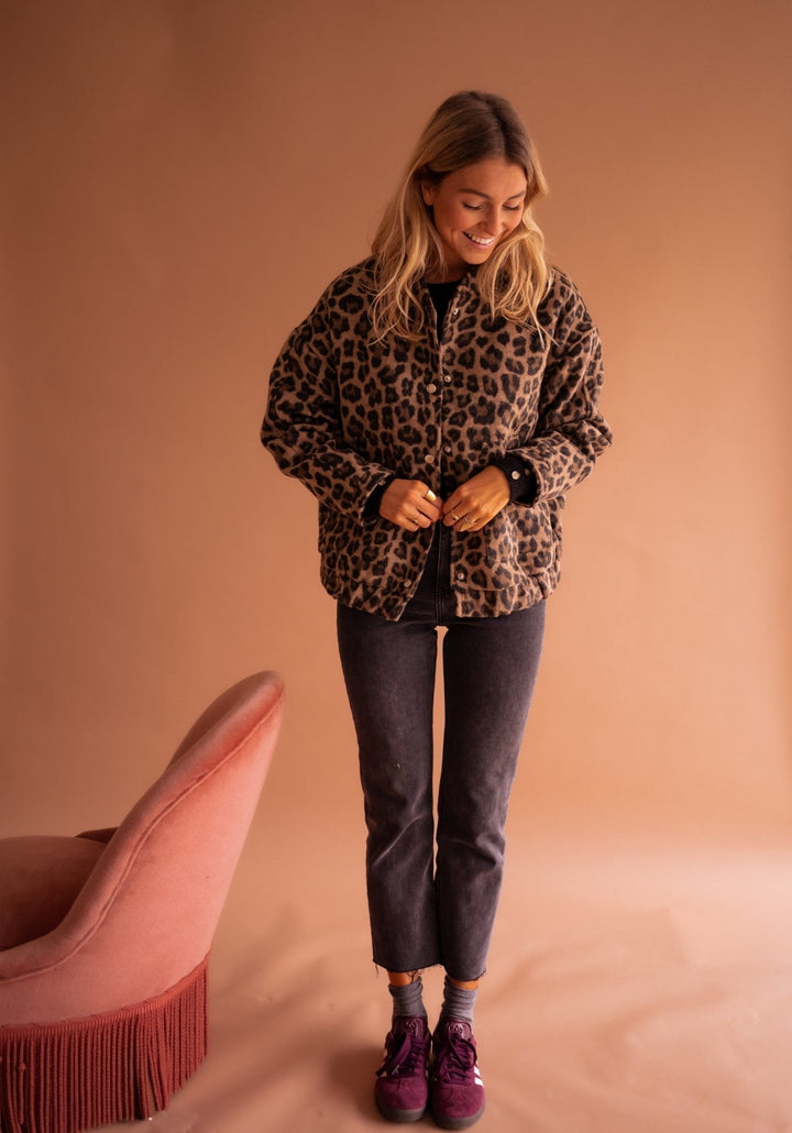 Violetta | Giacca-camicia leopardata