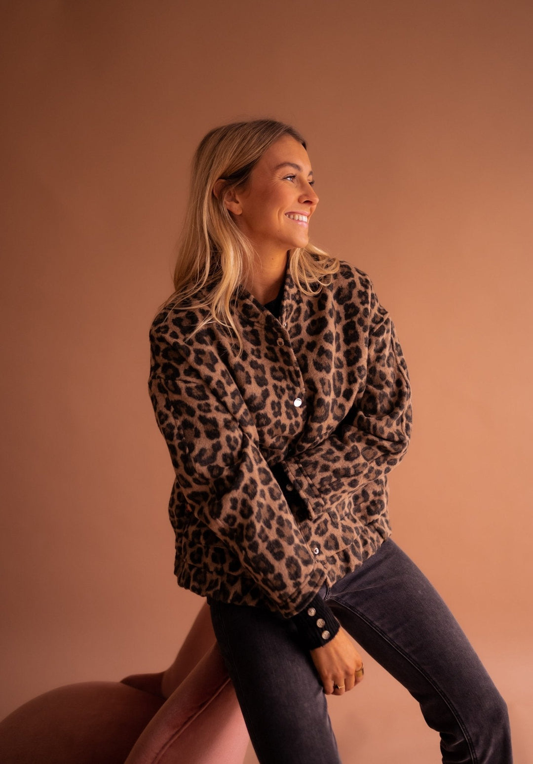 Violetta | Giacca-camicia leopardata